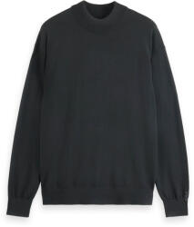Scotch & Soda Pulover Core-Dropped Shoulder Mock Neck 179184 0008 black (179184 0008 black)