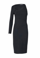 KARL LAGERFELD Rochie Asymmetric Jersey Party 246W1315 999 black