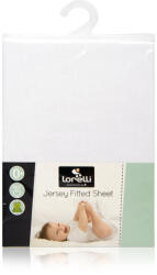 Lorelli Чаршаф от трико с ластик Lorelli - 60 x 120, Бял (20050070001)
