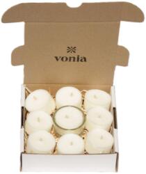 Vonia Zerowaste szójaviasz teamécses 9 db + mécsestartó