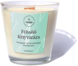 Vonia Frissítő fényvarázs - Kézműves szójagyertya eukaliptusz illattal