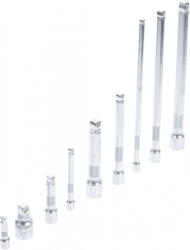 BGS technic Set prelungitoare articulate 6, 3 mm (1/4), 10 mm (3/8), 12, 5 mm (1/2) 9 piese (BGS 2253) (2253)