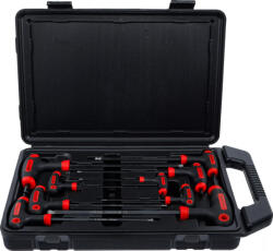 BGS technic Set şurubelniţe cu mâner T şi lamă laterală | hexagon interior | 2 - 10 mm | 9 piese (BGS 7882) Cheie imbus