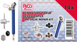 BGS technic Set reparaţie pentru ventile pneuri | 14 piese (BGS 3272)