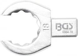 BGS technic Cheie inelara detasabila deschisa 18 mm prindere 9 x 12 mm (BGS 6904-18) (6904-18)