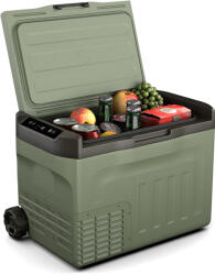 Klarstein PolarForce 30L kompresszoros hűtődoboz, LCD panel, világítás, off-road, akkumulátorvédelem, 12V/230V (ICE4-PortFridge30-GN) (ICE4-PortFridge30-GN) - klarstein