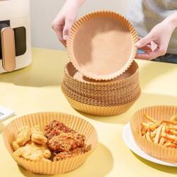 Bewello Air fryer sütőpapír olaj nélküli sütőhöz, kör, 20 cm, 50 db / csomag, BW1020C