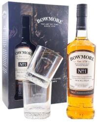 Bowmore No 1. whisky DD 2 pohárral (0, 7L / 40%)