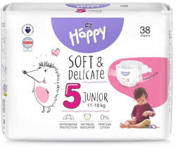 Bella pelenka Soft & Delicate (5-ös) 12 - 25 kg (38 db/cs) (bhkj38)