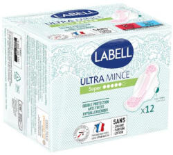 Labell Egészségügyi betét Ultra Mince, Csomagolás sérült! szárnyas (méret: super) (12 db/cs) - babybear