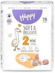 Bella pelenka Soft & Delicate (2-es) 3 - 6 kg (78 db/cs) (bhjn78)