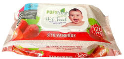 Pufy Fresh Popsitörlő Eper kupakos (120 db/cs) - babybear