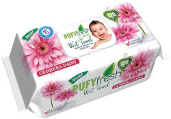 Pufy Fresh Popsitörlő Gerbera kupakos (120 db/cs) (ppgk120)