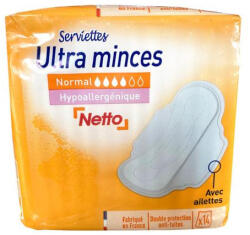 Netto Egészségügyi betét Ultra szárnyas (méret: normál) (14 db/cs) (nnun)