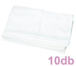 Baby Bruin Textilpelenka Cseh fehér 70 * 70 cm (10 db/cs) (tpt10)