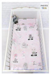 Pihe-Tex Gyermek ágynemű szett Bébi méret, Afrikai álom, rózsaszín 70 * 90 cm (2 db/sz)