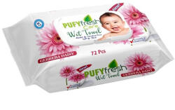 Pufy Fresh Popsitörlő Gerbera kupakos (72 db/cs) (ppg72)