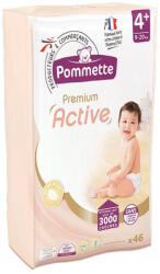 Pommette Premium Active pelenka Csomagolás sérült! (4+-os) 9 - 20 kg (46 db/cs) (popxp-hbs)
