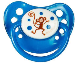 Baby Bruin Játszócumi Kék, majom szilikon cseresznye (méret: 1) 0 - 12 hó - babybear