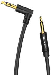 Vention Kábel Audio AUX 3, 5mm - 90° 3, 5mm Vention BAKBG-T 1, 5m Fekete (BAKBG-T)