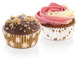 Tescoma DELÍCIA 100 db csillag és hópehely mintás 4 cm-es muffinpapír