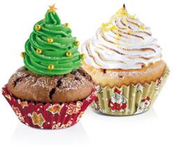 Tescoma DELÍCIA 60 db Mikulás és karácsonyi mintás 6 cm-es muffinpapír