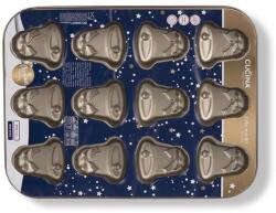 La Cuisine Csengő alakú 12 adagos karácsonyi muffin sütőforma