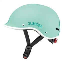 Globber Детска светеща каска Globber Master XS/S (47-51см), ментово-зелена - toytown