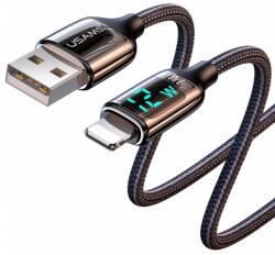 USAMS USB Lightning Încărcător/date Negru 1.2m SJ543USB01 (SJ543USB01)