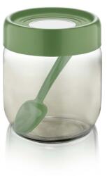 LUXPLASTIC IRIS C-00421 Rainbow zöld üveg tároló 425ml (C-00421) - bestbyte