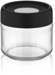 LUXPLASTIC IRIS C-00113 Ring üveg tároló 300ml, fekete, elfántcsont vagy szürke színű (C-00113) - bestbyte