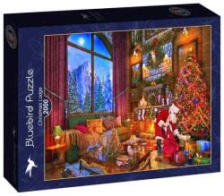 Bluebird Puzzle 2000 db-os puzzle - Christmas Lodge (90801) (90801)