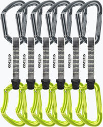 EDELRID Expressz garnitúra mászáshoz EDELRID Pure 6 db 10 cm slate/oasis