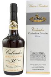 Christian Drouin calvados 30 éves (0, 7L / 40%) - whiskynet