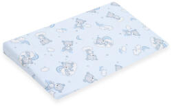 New Baby Baba párna huzat- ék alakú New Baby BASIC 59x37cm blue - pindurka