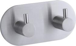 form&style Cuier baie form&style, 2 agățători, montaj prin lipire, inox (HSM-0637)