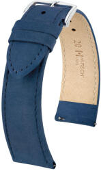 Hirsch Osiris Nubuck Sötétkék óraszíj - 22mm / L - 120/80mm