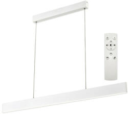 Top Light Pendul cu LED integrat Line 120 BZ RC 30W 3000 lumeni, lumină albă 3000-6500K, plastic alb, cu telecomandă (Line 120 BZ RC)