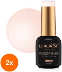 LUXORISE Set 2 x Rubber Base Luxorise, Noble Nude 10 ml (TOT-2xTBY-L5712)