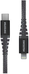 SWISSTEN Kevlar USB-C/Lightning 1, 5 m Цвят: тъмно сив