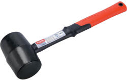 Extol Extol ciocan de cauciuc cu mâner din fibră de sticlă, cauciuc negru; 70 mm, 0, 68 kg Ciocan