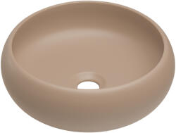 Comad Wiki mosdótál 36x36 cm kerek mosdótálak barna/bézs UN-WIKI-MC (UNWIKIMC)