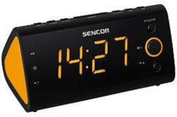 Sencor Radio cu ceas SRC 170OR, Afisaj LED, 155 x 82 x 72 mm, Portocaliu/Negru (SRC 170 OR) - efistore