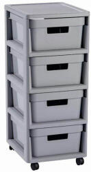 Keter Keter Raft cu sertare Curver INFINITY 4 x 11 l, gri