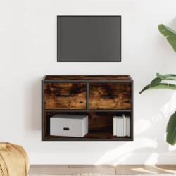 vidaXL füstös tölgy fa és fém TV-szekrény 60 x 31 x 39, 5 cm (848911)