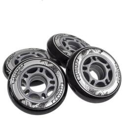 Nils Extreme Roți de schimb pentru role - 4 bucăți - NILS EXTREME PU 72x24 - negru (16-30-003)