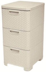 Keter Keter Raft Curver cu sertare STYLE, bej