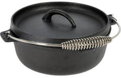 PROGARDEN Vaggan Ceaun cu capac Vaggan, fonta, 20x12.5 cm, 1.6 l, negru (KO-C83502070) Ceaun