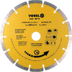 TOYA TOYA Disc Diamantat Cu Segmente 180 Mm Vorel (08714)