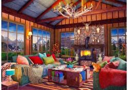 Bluebird Puzzle 90689 - Cabin Holiday Home - 500 db-os puzzle (90689)